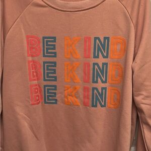 Ladies Be Kind' Graphic Sweatshirt - Peach